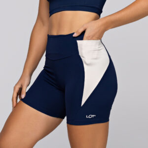 Short Fitness Poliamida Academia Feminino com Bolso Frame Alta