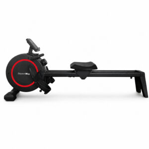 Simulador Remo Seco Magnético Indoor 150kg 8 Níveis Monitor LCD