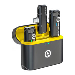 Sistema de Microfone Lapela Hollyland Lark C1 p Usb C Preto