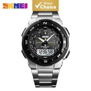 Skmei 1370 Relógio Masculino Luxuoso à Prova d’Água com Quartzo