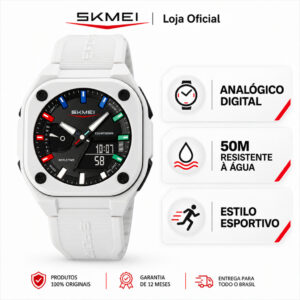 Skmei 2328 Relógio Masculino Analógico Digital Esportivo Luz EL