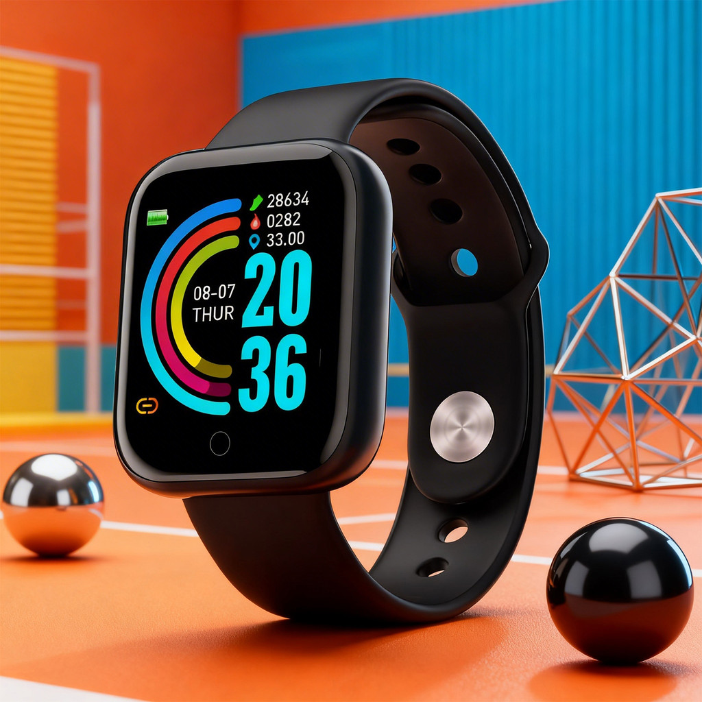 Skmei Y68S Smartwatch com Bluetooth, monitoramento de atividades e — Informática