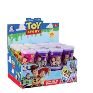 Slime Toy Story Baú de Brinquedos Glitter Sortido e unitário Cotiplás