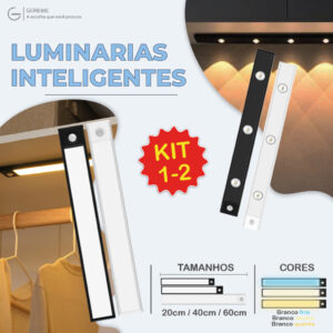 Smart Luminária Inteligente Ultra LED com sensor de movimento sem fio — Decoração