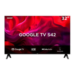 Smart TV 32″ LED HD Semp Tcl Google TV, Wi-Fi, Bluetooth, Hdmi, Dolby