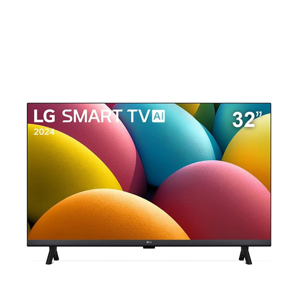 Smart TV 32 Polegadas HD Alexa Integrado WebOS 23 32LR600BPSA LG — TV e Vídeo