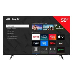Smart TV 50" Aoc 50U7045 78G 4K UHD Wi-Fi 3HDMI 1USB
