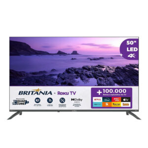 Smart TV 50 Britânia Ultra HD LED BTV50VA4REGB com Sistema
