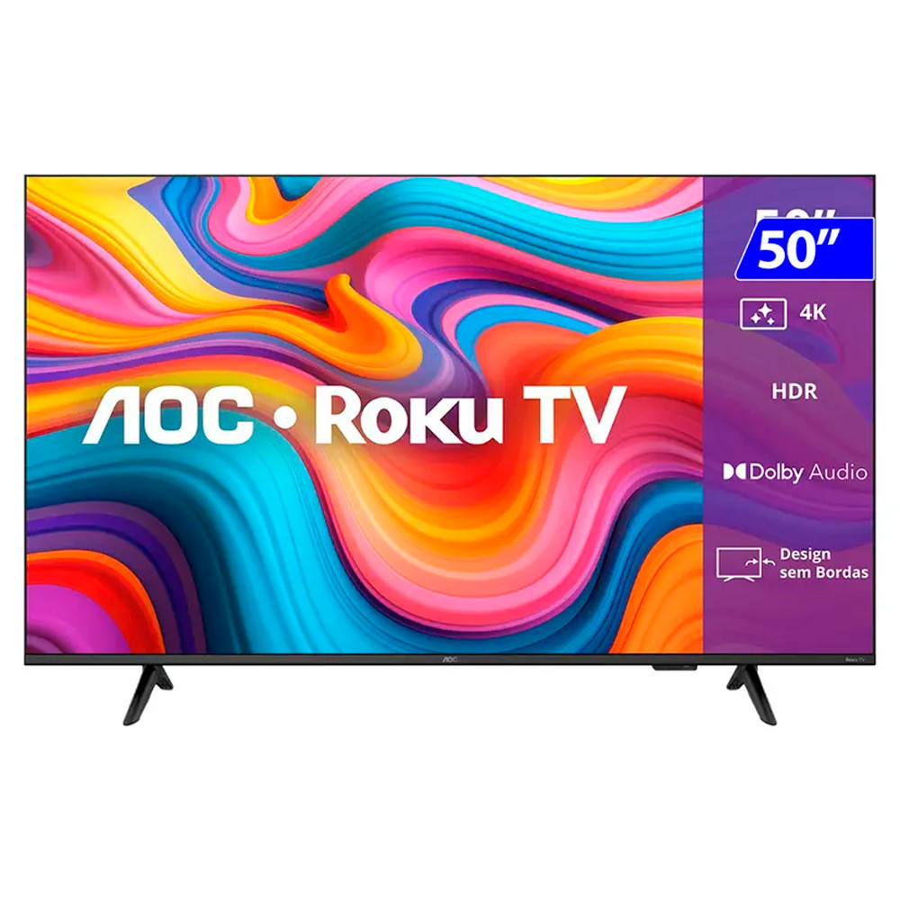 Smart TV 50U7066 78G Dled 50 4K Wi-fi Roku TV Aoc — TV e Vídeo
