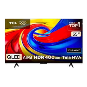 Smart TV 55 4K Qled 55P7L Google TV até 120Hz Dolby Vision Atmos Tcl