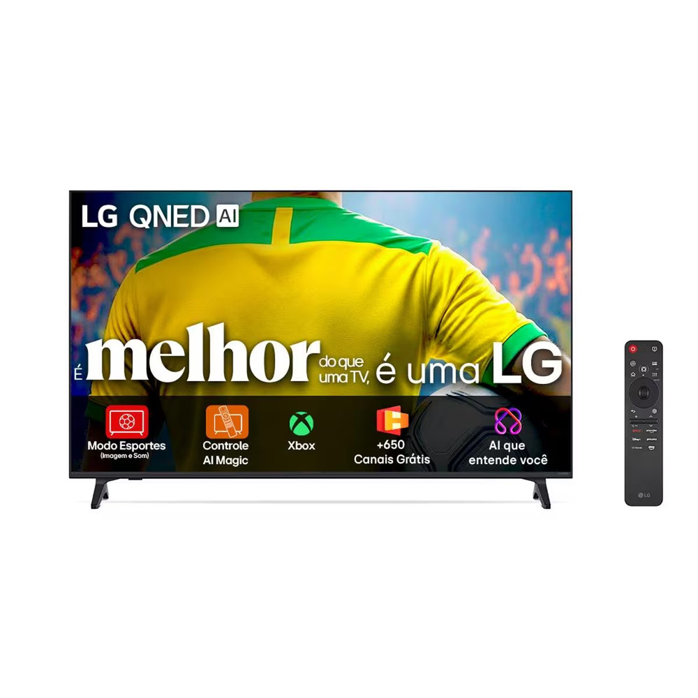 Smart TV 55QNED73ASA 55 Polegadas 4K Qned Processador a7 LG — Informática