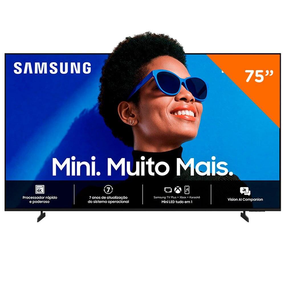 Smart TV 75" Samsung Mini LED Vision AI 4K M75H