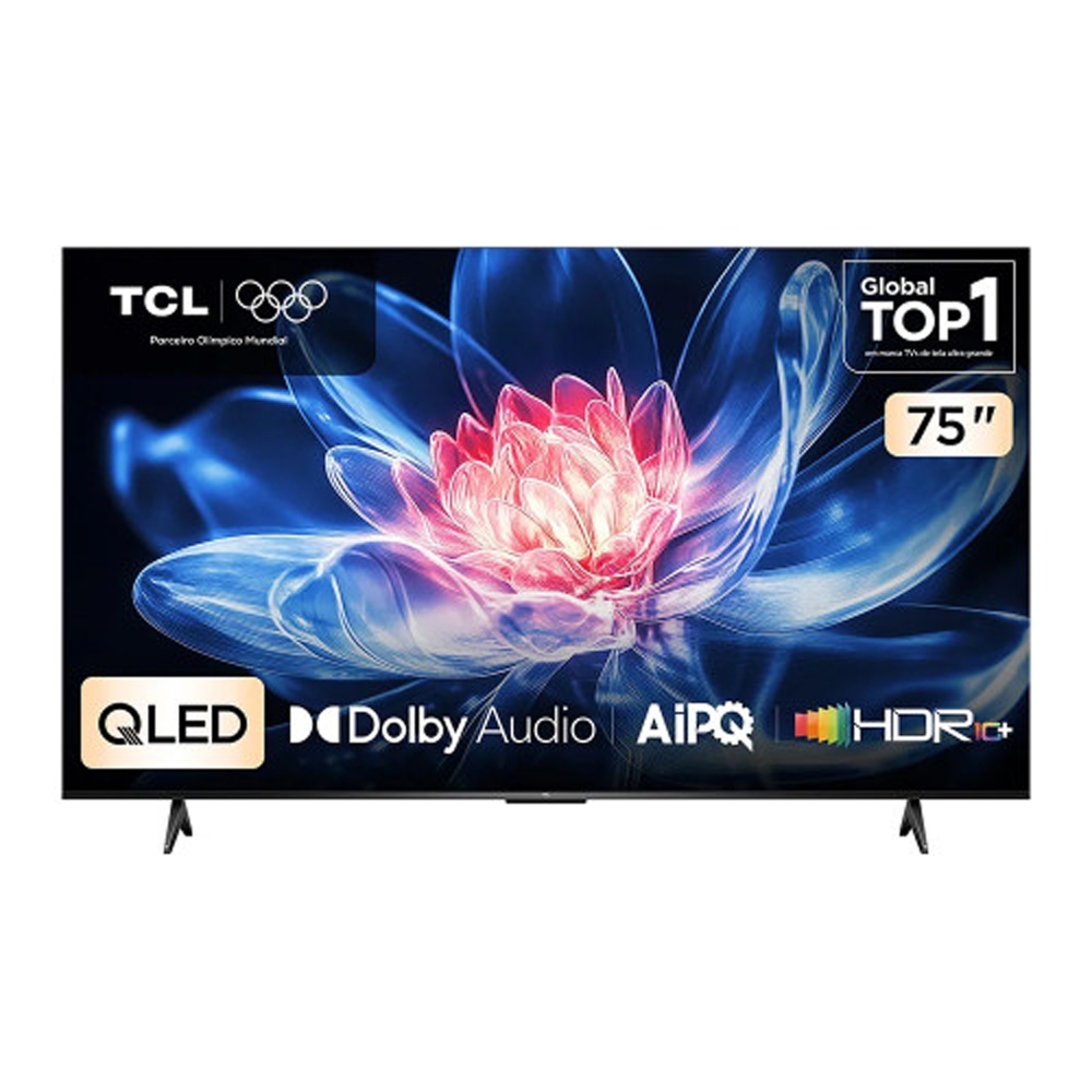 Smart TV 75T6C Advanced 4K Qled TV 75 Polegadas Tcl — TV e Vídeo