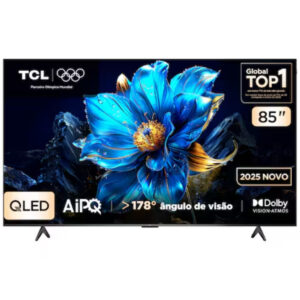 Smart TV 85” Tcl 85P7K 4K Qled UHD 60Hz HDR10+ 60Hz Sistema
