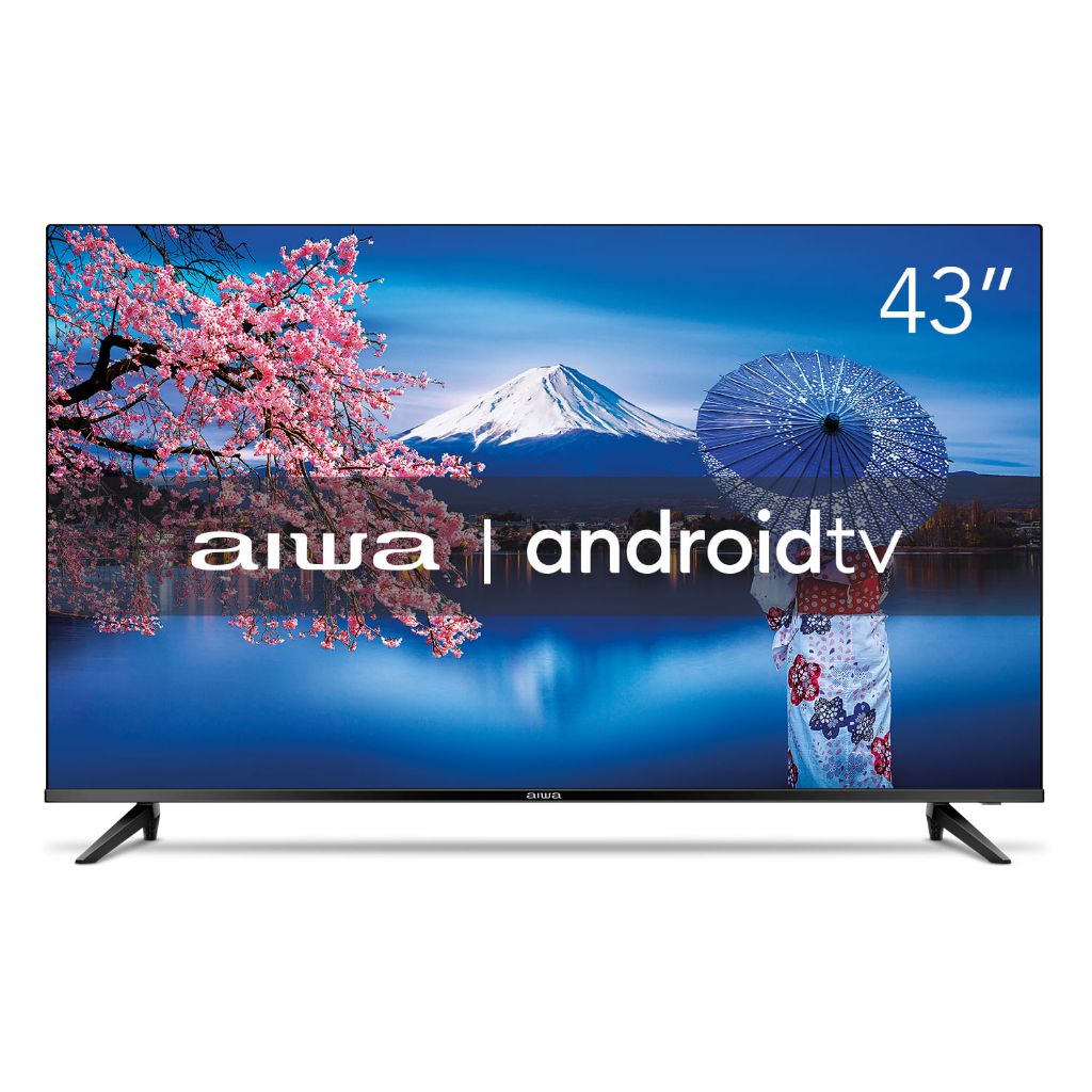Smart Tv Aiwa Android, Full Hd, Comando De Voz, Dolby Audio, borda
