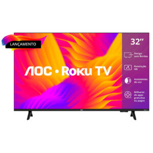 Smart Tv Aoc 32″ LED HD 32S5155 78G Roku Wifi Hdmi Dolby Audio