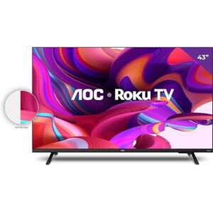 Smart TV Aoc 43″ Full HD com Roku TV 43S5135 78G Bivolt