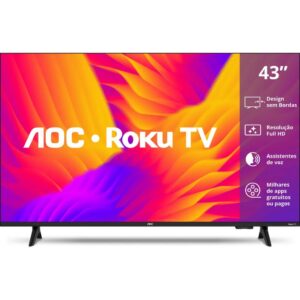 Smart TV Aoc 43S5155 78G 43″ Full HD LED Com Bluetooth E Hdr