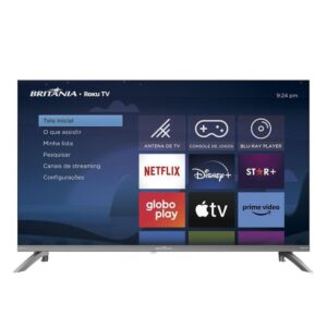 Smart TV Britânia B32CRA 32″ LED HD Grafite Bivolt