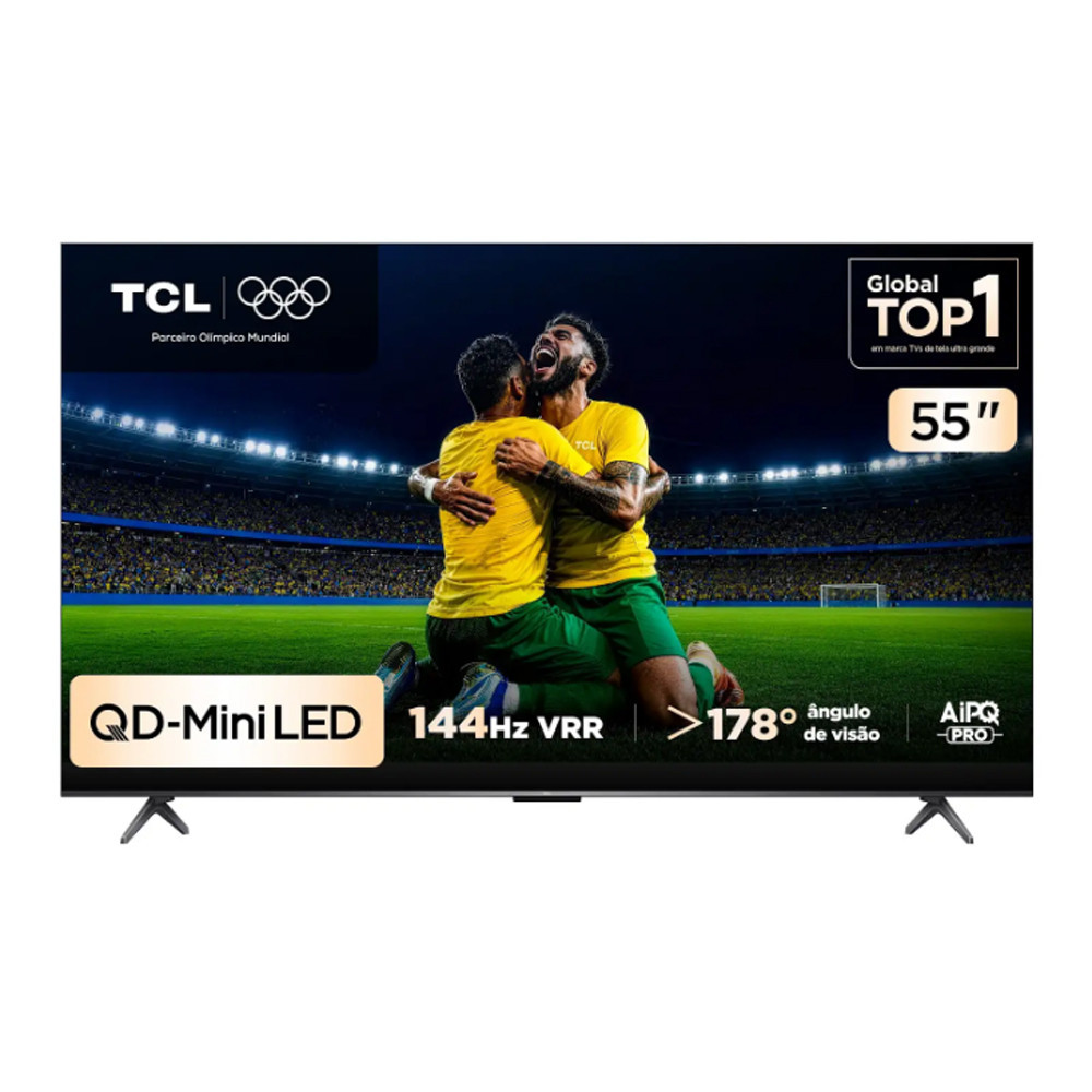 Smart TV C6K 55 Polegadas 4K 144 HZ Qled Mini Led Tcl — TV e Vídeo