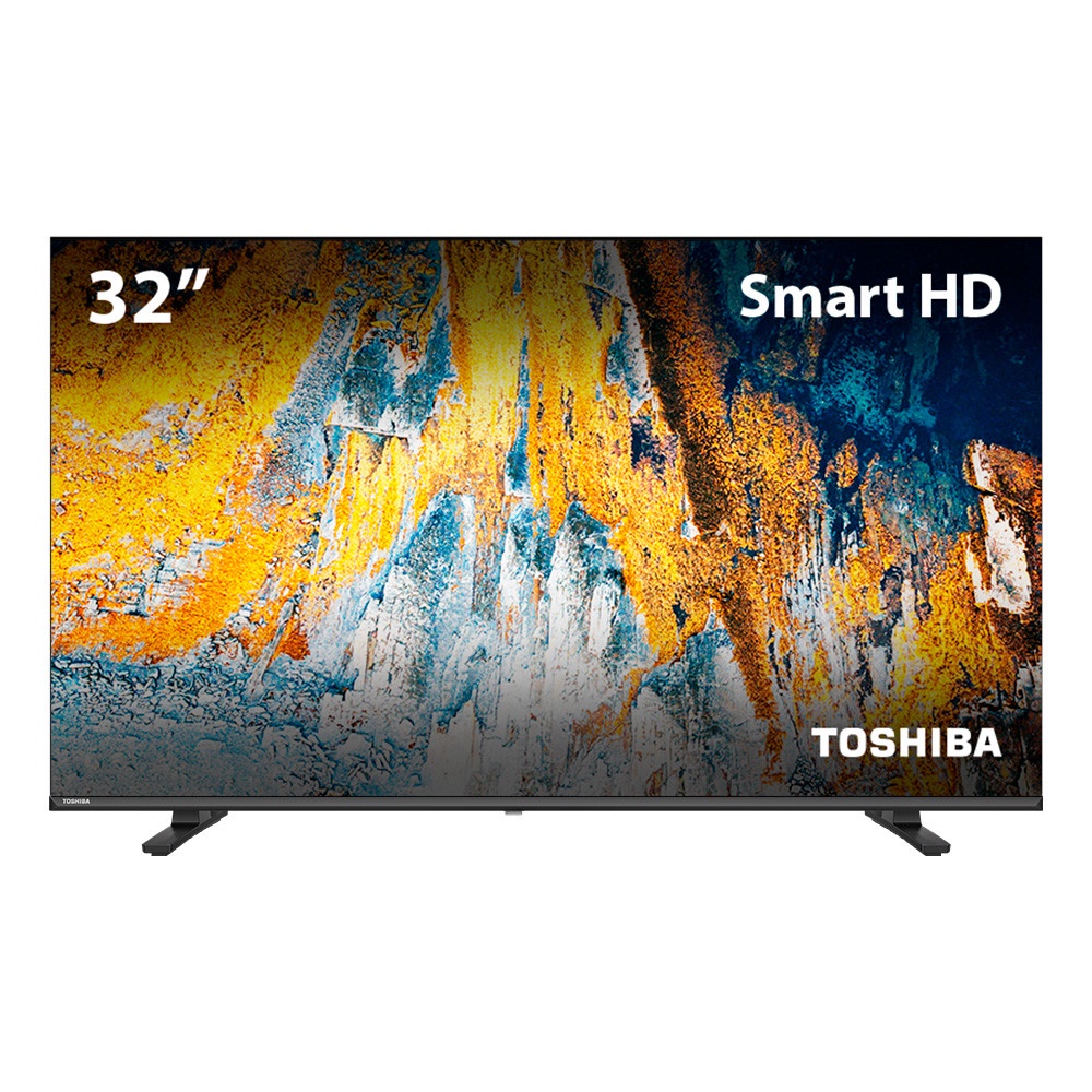 Smart TV Dled 32 HD Toshiba 32V35L Vidaa 2 Hdmi 2 USB Wi-fi TB016M — TV e Vídeo