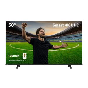 Smart TV Dled 50 4K Toshiba 50C350NS Vidaa 3 Hdmi 2 USB Wi-Fi TB054E