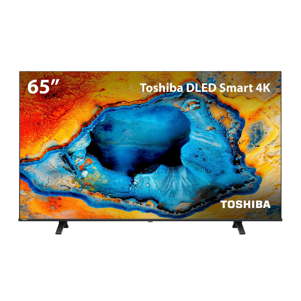 Smart TV Dled 65 4K Toshiba 65C350NS Vidaa 4HDMI 2USB Wi-Fi TB032M — TV e Vídeo