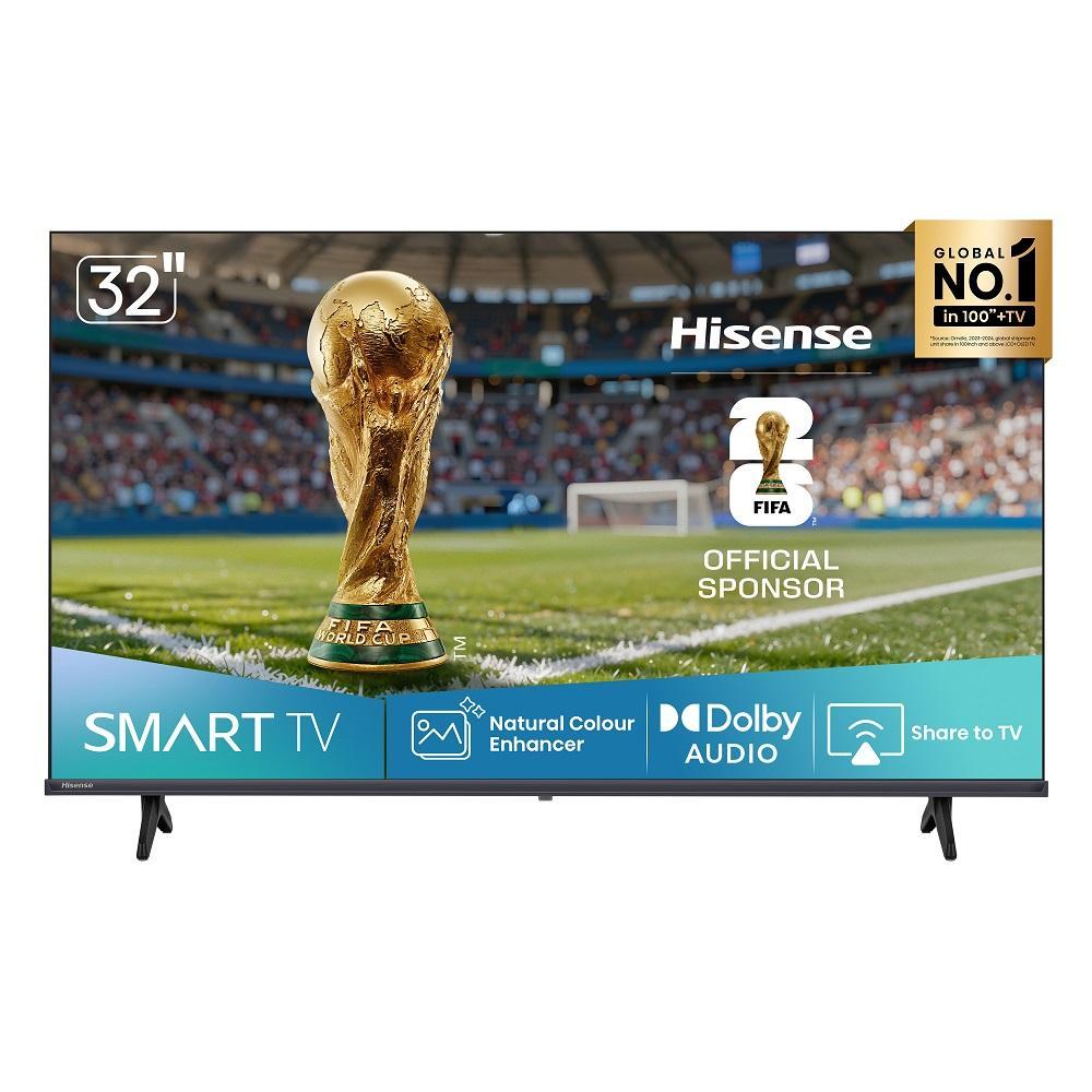 Smart TV Hisense Dled HD 32" 32A4NV com Processador AI Dts Virtual X — Informática