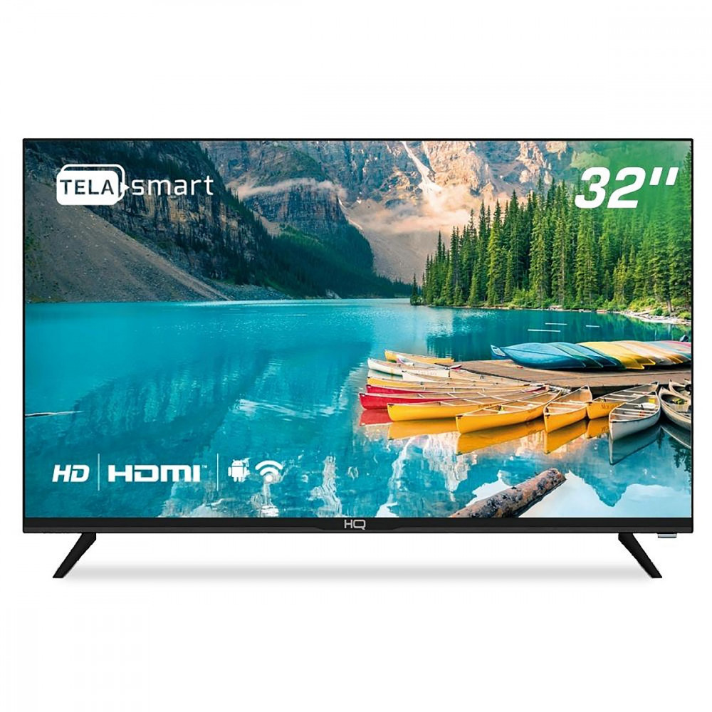 Smart TV LED 32 Polegadas HQ HD HQSTV32 com Conversor Digital Externo — TV e Vídeo