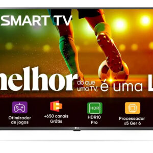 Smart TV LG 43″Full HD, Processador A5 Ger6, AI, Alexa e webOS 23