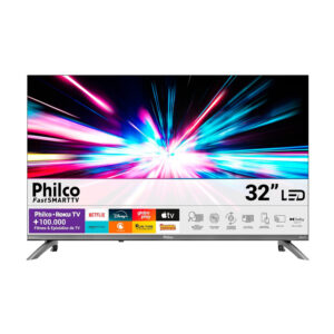 Smart Tv Philco 32″ HD LED Roku TV Alexa P32CRB Bivolt