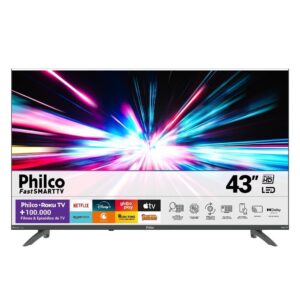 Smart TV Philco PTV43VA4REGB Full HD 43″ Roku TV Compatível com