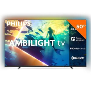 Smart TV Philips 50 Polegadas 4K UHD com Ambilight 78