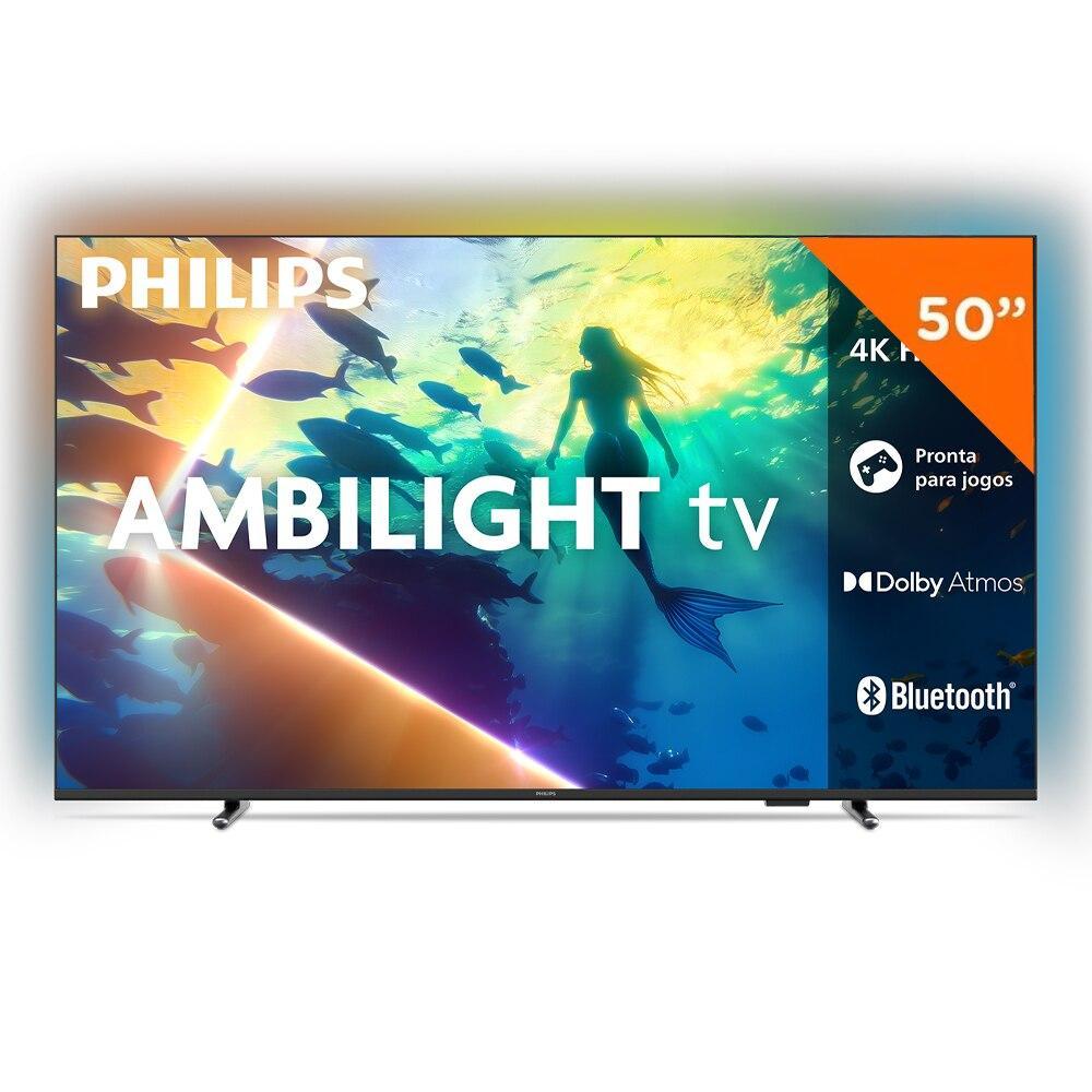 Smart TV Philips 50 Polegadas 4K UHD com Ambilight 78