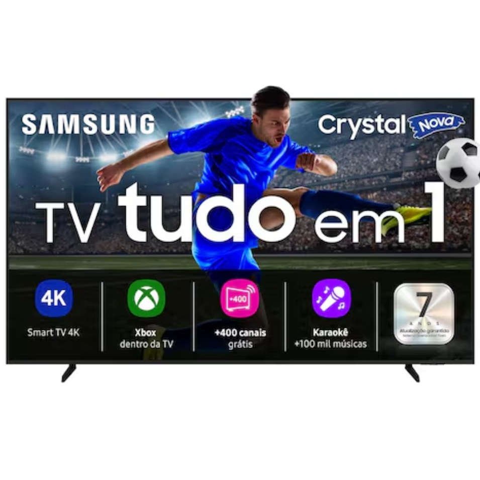 Smart TV Samsung 65” 4K Crystal UHD 65U8600F Hdr Tizen Xbox Gaming — TV e Vídeo