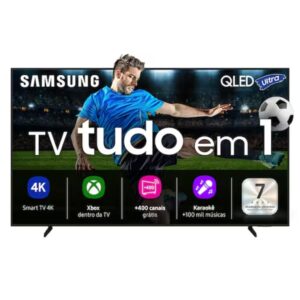 Smart TV Samsung 65” Qled 4K QN65Q7FAAGXZD Vision AI Gaming Hub 60Hz