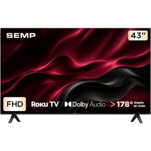 Smart TV Semp 43″ 43S42R Full HD Roku