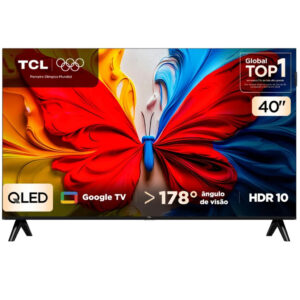 Smart TV Tcl 40 Polegadas Qled 40S5K Full HD Google TV Dolby Audio Wi