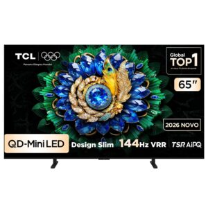 Smart TV Tcl 65 Polegadas QD-Mini LED 4K A400M WiFi Bluetooth Google