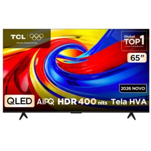 Smart TV Tcl 65 Polegadas Qled 4K P7L WiFi Bluetooth Google TV HDR10+