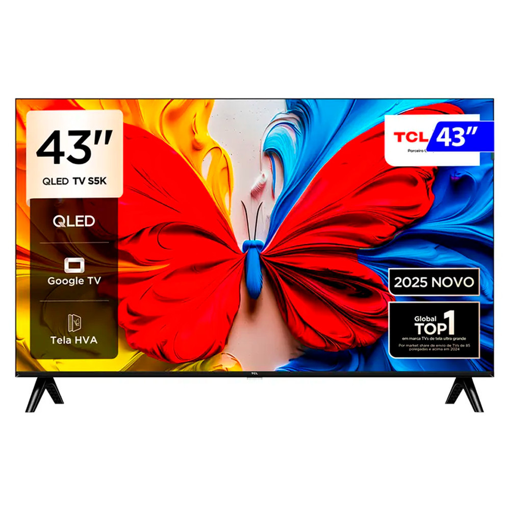 Smart TV Tcl Qled 43 Full HD Google TV 43S5K