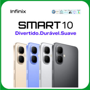 Smartphone Infinix Smart 10 4G Dual Sim de 64GB 128GB 3GB 4GB RAM de