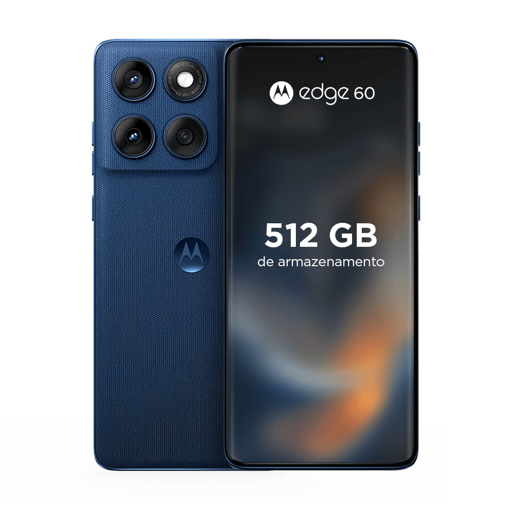 Smartphone Motorola Edge 60 5G 512GB, 12GB RAM 12GB Ram Boost Tela — Celulares e Acessórios