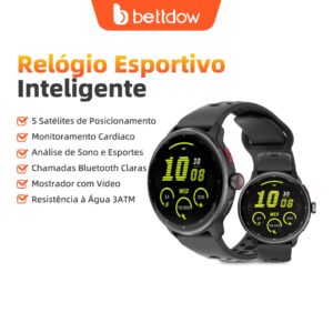 Smartwatch GPS Bettdow com aplicativo de IA integrado, 100 modos
