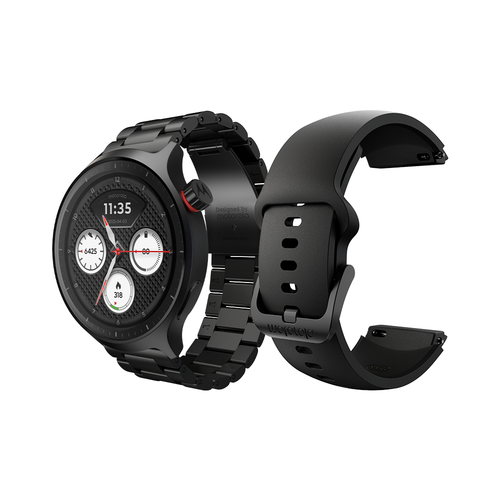 Smartwatch Moto Watch Powered by Polar, Display OLed 1.4" de 47mm