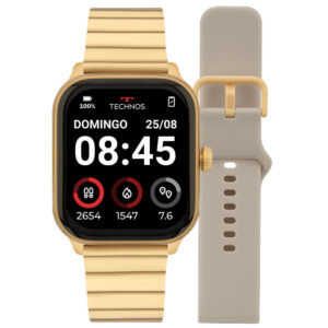 Smartwatch Technos Connect Max Pro Dourado Tmaxpad 9D