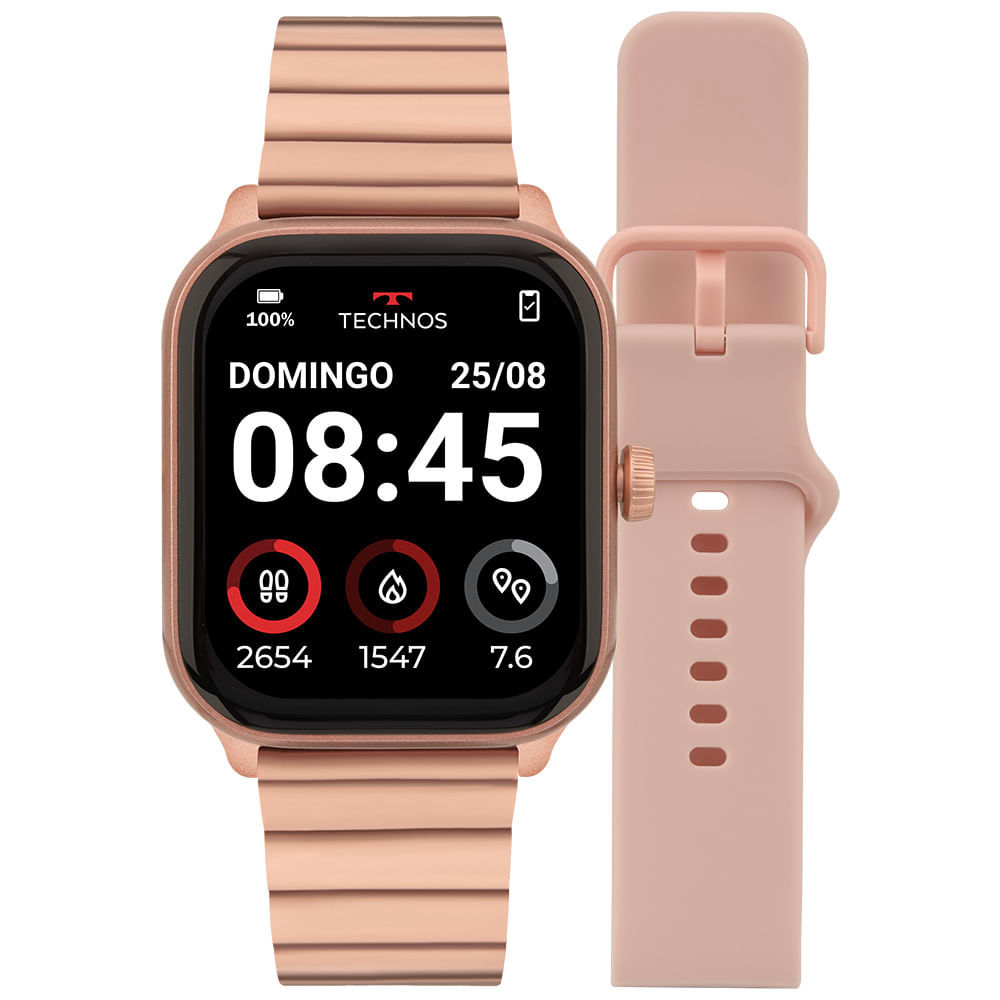 Smartwatch Technos Connect Max Pro Rosé Tmaxpac 9J