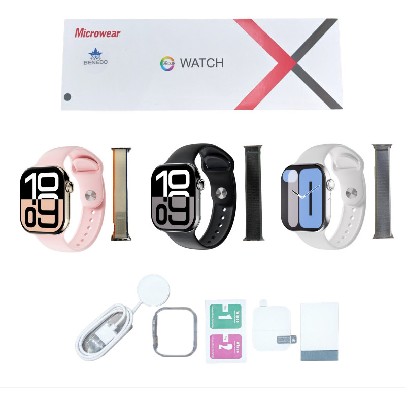 Smartwatch W10 Pro 46mm Amoled AProva d`agua Series 10 2025 Relogio