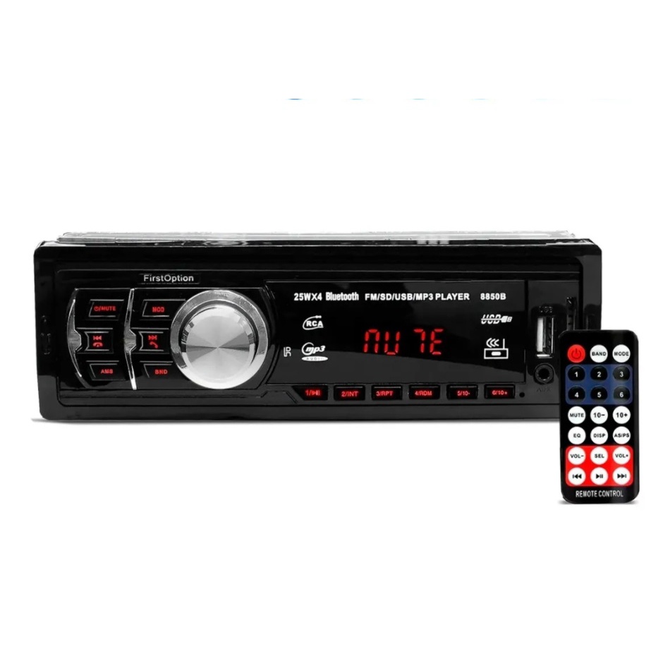 Som Automotivo First Option 8850b Com Usb, Bluetooth E Leitor De