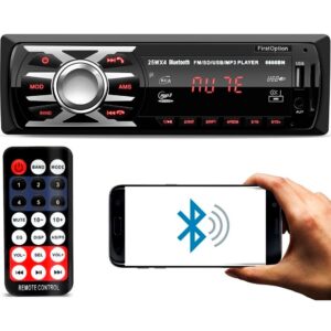 Som Automotivo Radio Usb Carrega Celular Bluetooth Sd Controle Fm